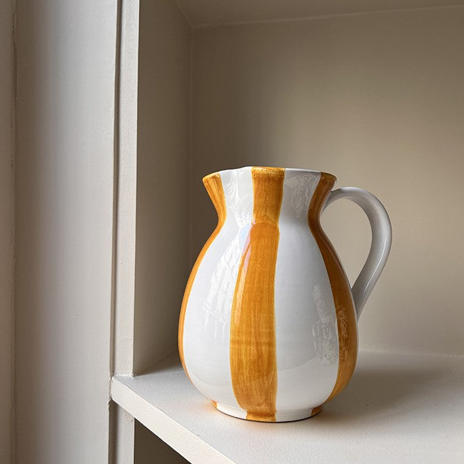 Carafe Rayure Ocre 1L