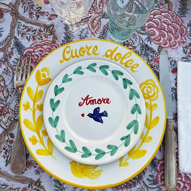 Lorafolk 20 cm Cuore Dolce Plate