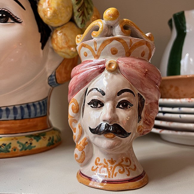 Small vase Woman Man Pink