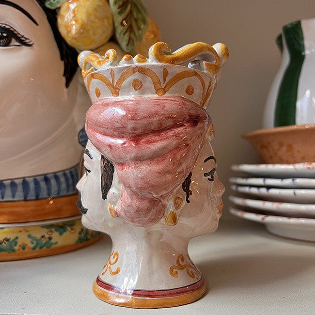 Small vase Woman Man Pink