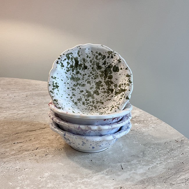 14 cm Bowl Pink Dots