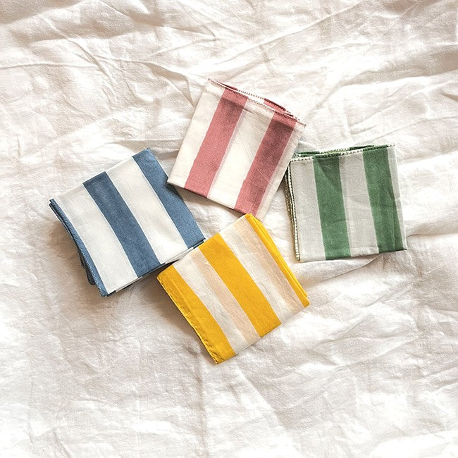 Lot de 4 Serviettes Rayées - POPOLO