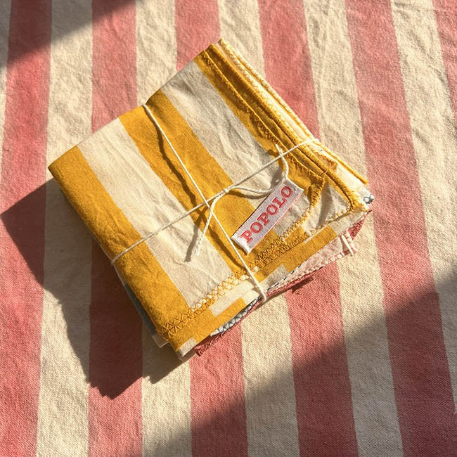 Lot de 4 Serviettes Rayées - POPOLO