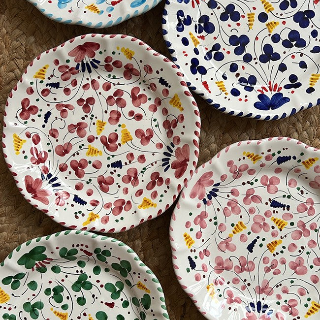 Plate 16 cm Deruta Pink