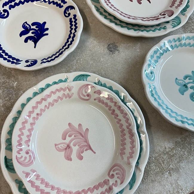 Antica Plate 20cm Bordeaux