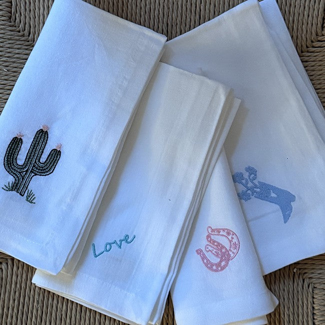 Set of 4 Popolo x Arizona Love towels