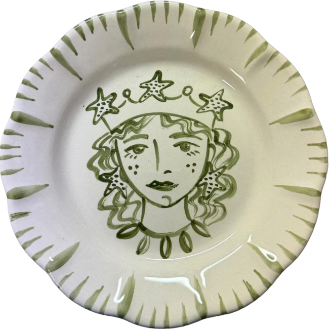 Assiette Re Di Sicilia 20cm Femme Étoile de mer