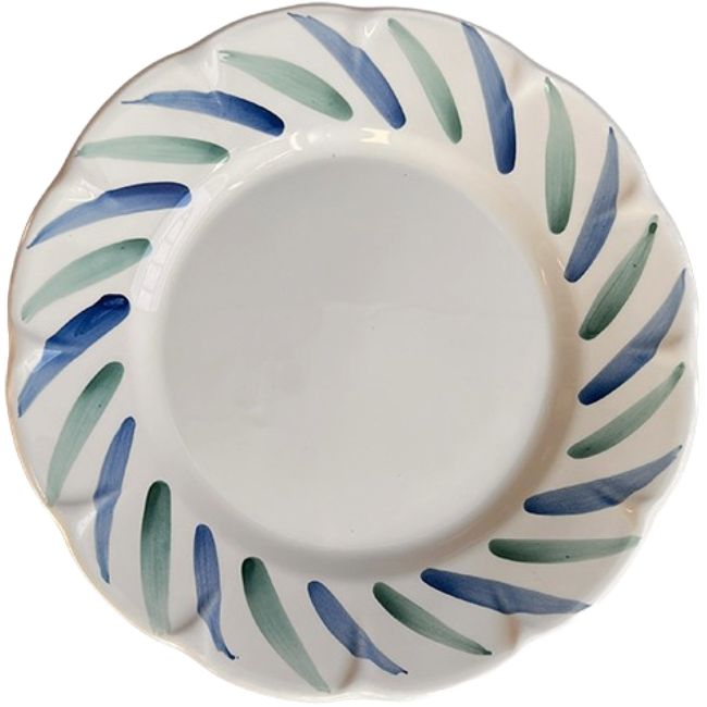 25cm Blue Plate