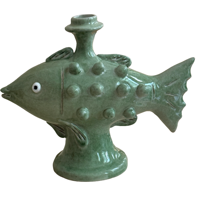 Bougeoir Poisson Vert