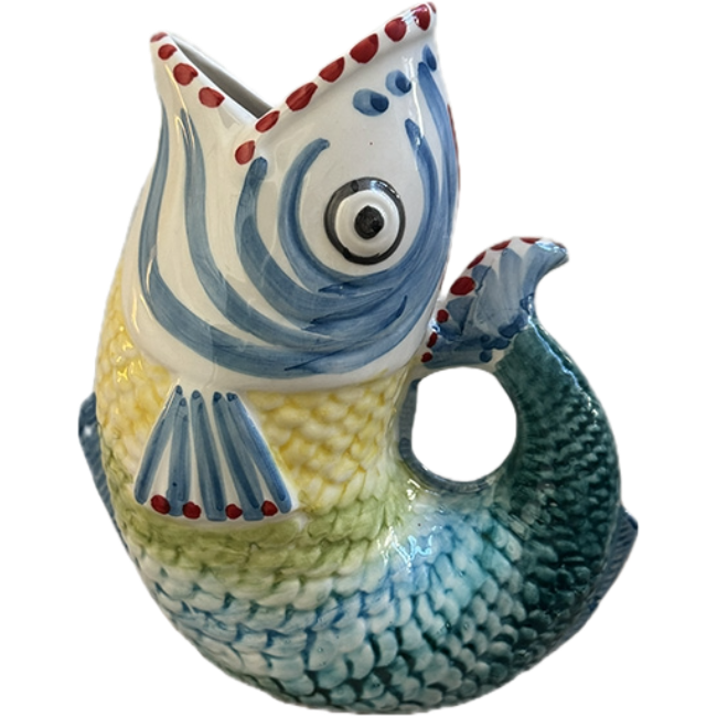 Carafe Paolo Poisson Bleu