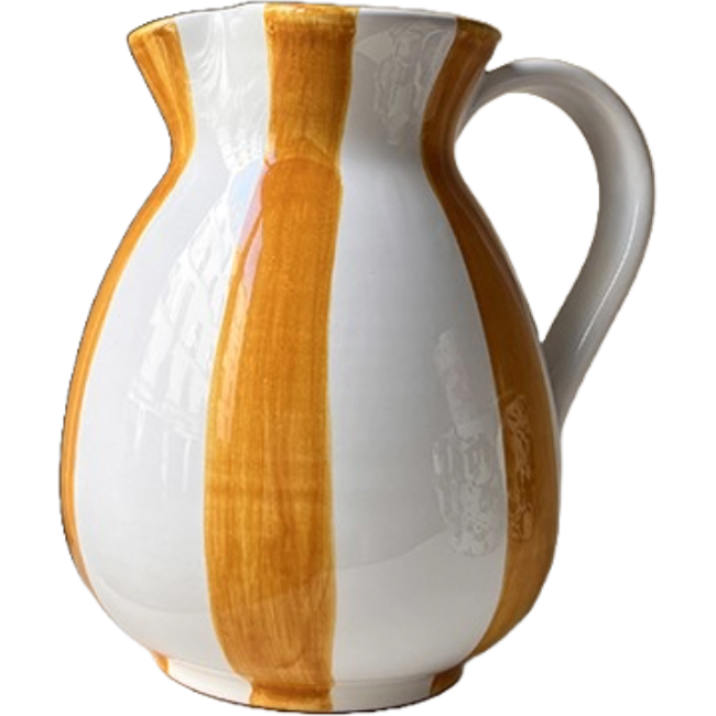Carafe Rayure Ocre 1L