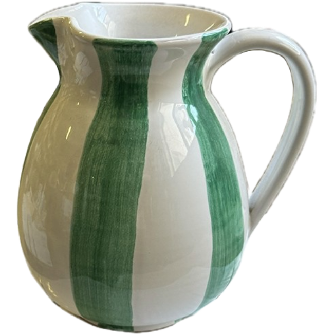 Carafe Rayure Verte Claire 1L