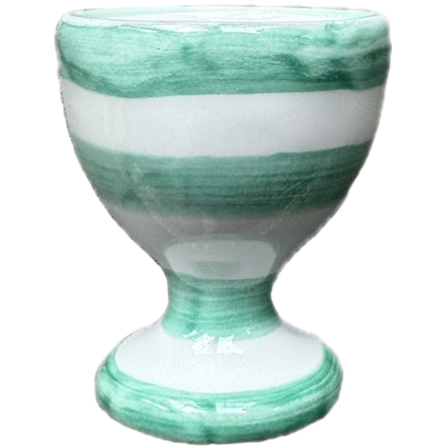 Coquetier Rayure Verte