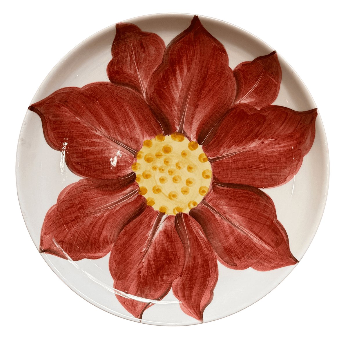 Fleur rouge 16 cm