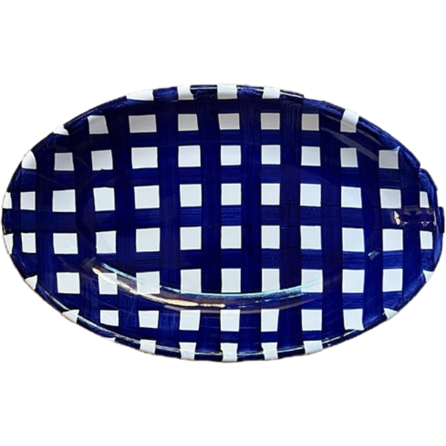 Large Blue Tile Dish