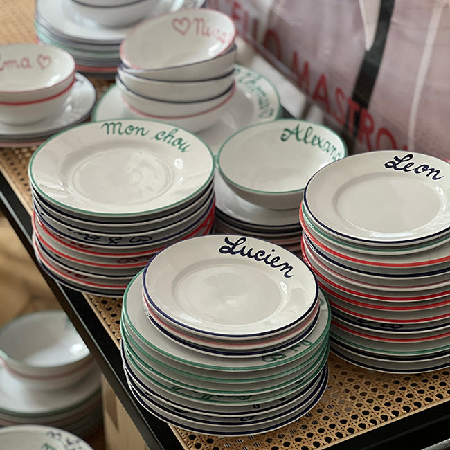 Assiette à personnaliser 20 cm - La Famiglia
