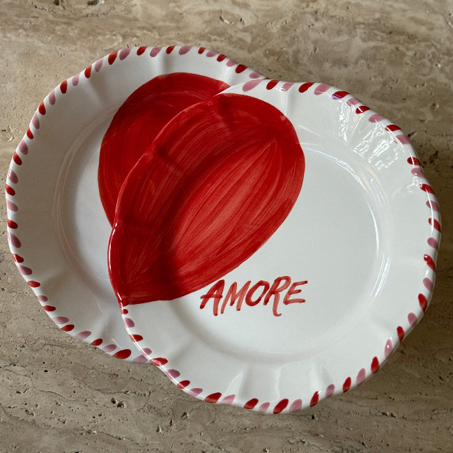 20 cm Heart Plate