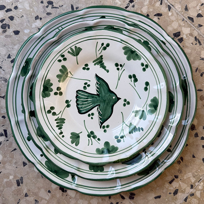 Green Colomba Plate 16 cm