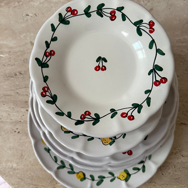 Assiette 16 cm Frutta Cerise