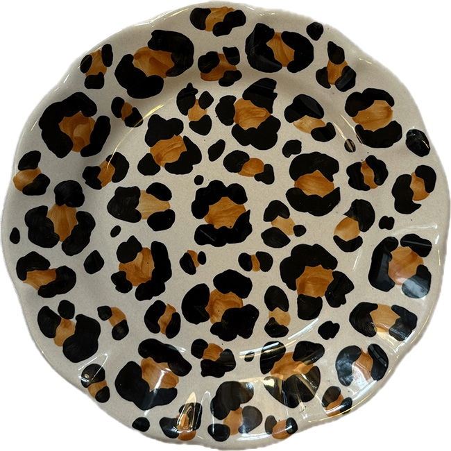 Leopardo Plate 25 cm