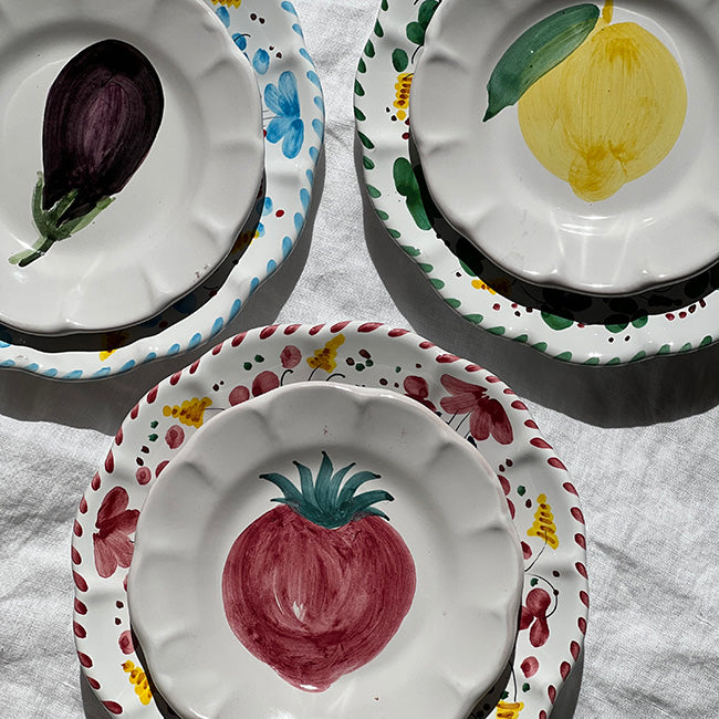 Assiette Mercato 16 cm Aubergine