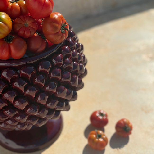 Large Pine Cone Bordeaux
