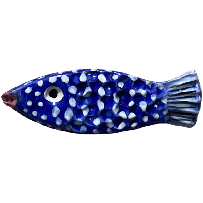 Porte Couteaux Poisson Bleu