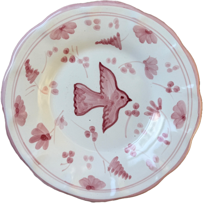 Colomba Rose Plate 16 cm