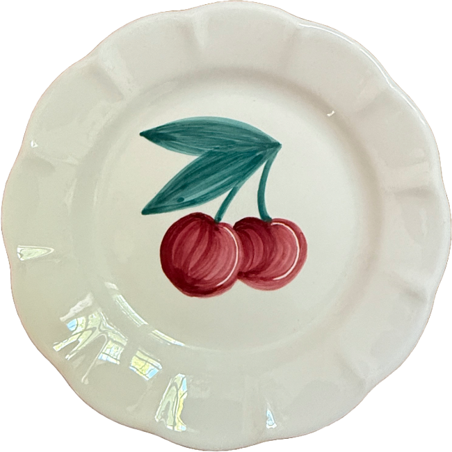 Assiette Mercato 20 cm Cerise