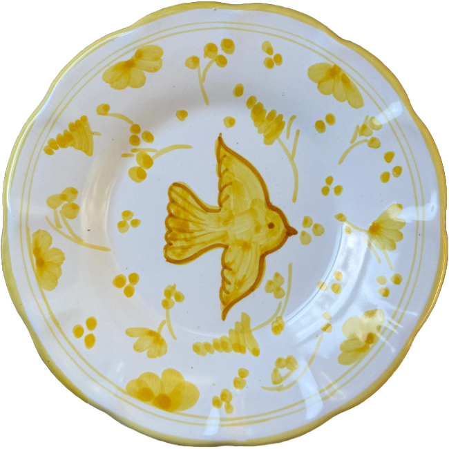 Yellow Colomba Plate 16 cm