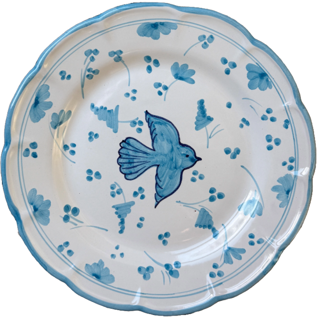 Colomba Turquoise Plate 25 cm
