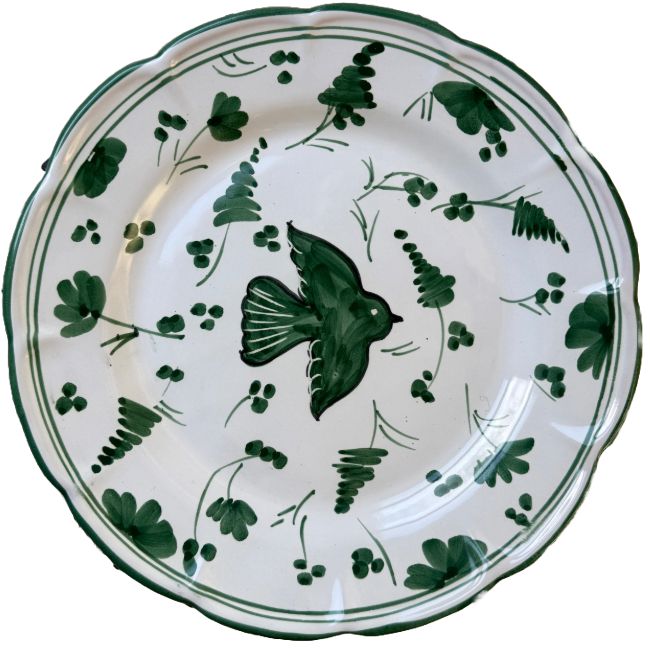 Green Colomba Plate 25cm