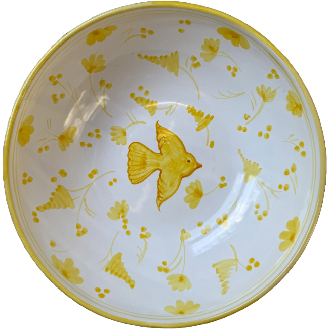 Grand Saladier Colomba Jaune 30 cm