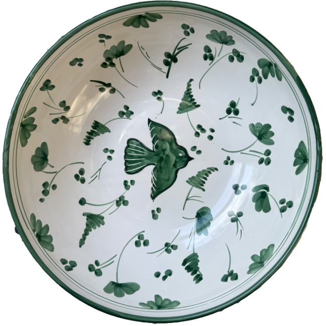 Grand Saladier Colomba Vert 30 cm