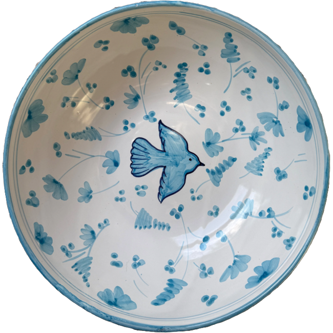 Large Colomba Turquoise Salad Bowl 30 cm