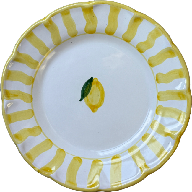 Capri Yellow Plate 25 cm