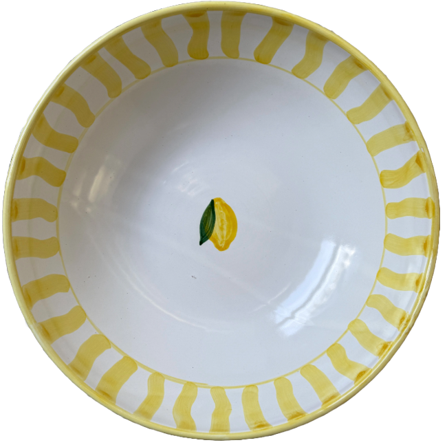 Saladier Capri Jaune 30 cm