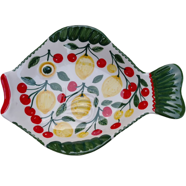 Plat Poisson Grand Portofino Citrons Cerises