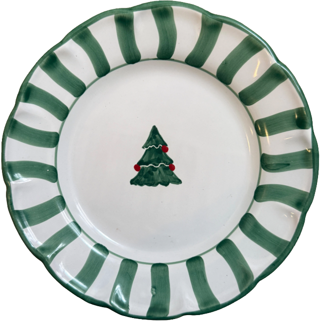 Christmas Plate 20 cm Pine Tree