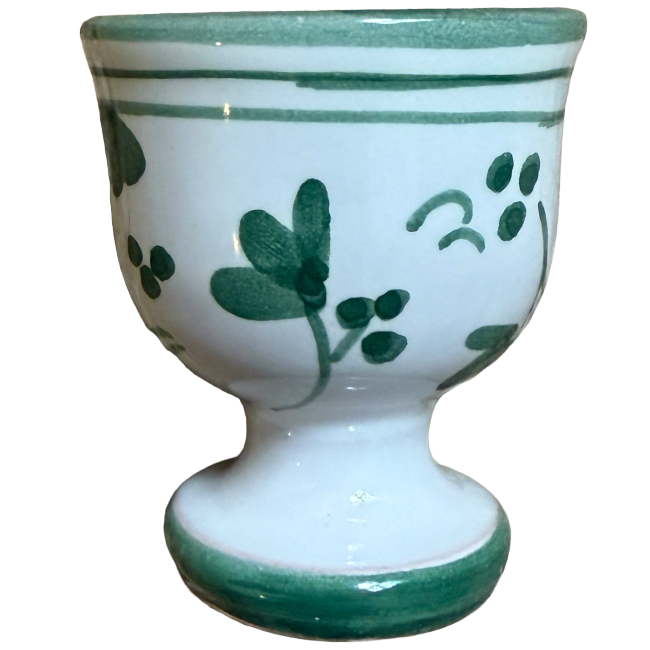 Egg cup Flowers Green Dove