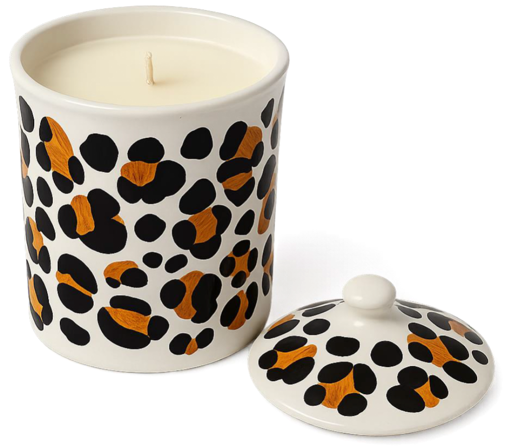 Grande Bougie Leopard