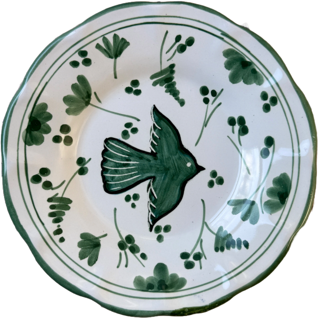 Green Colomba Plate 16 cm
