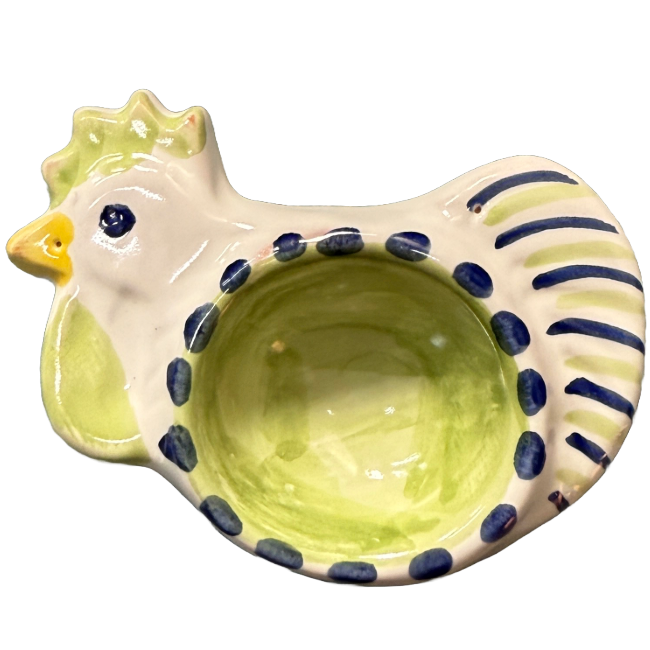 Blue Green Hen Egg Cup