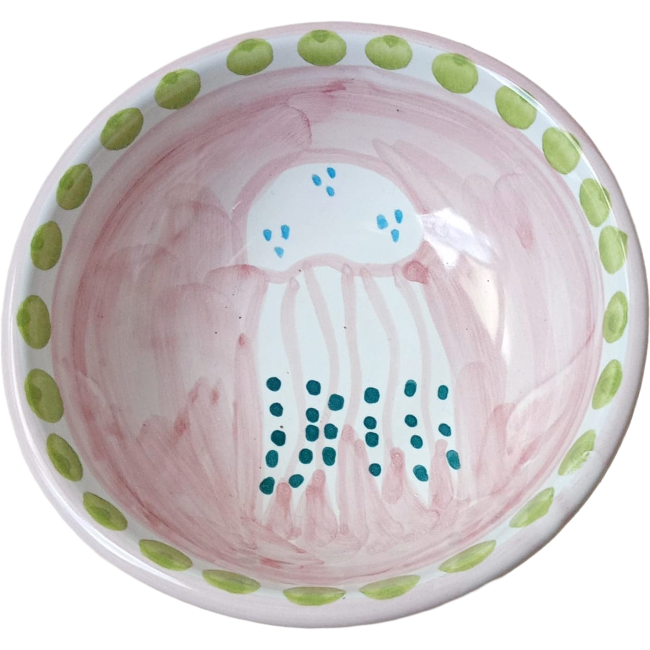 Bol Amalfi 11cm Méduse Rose