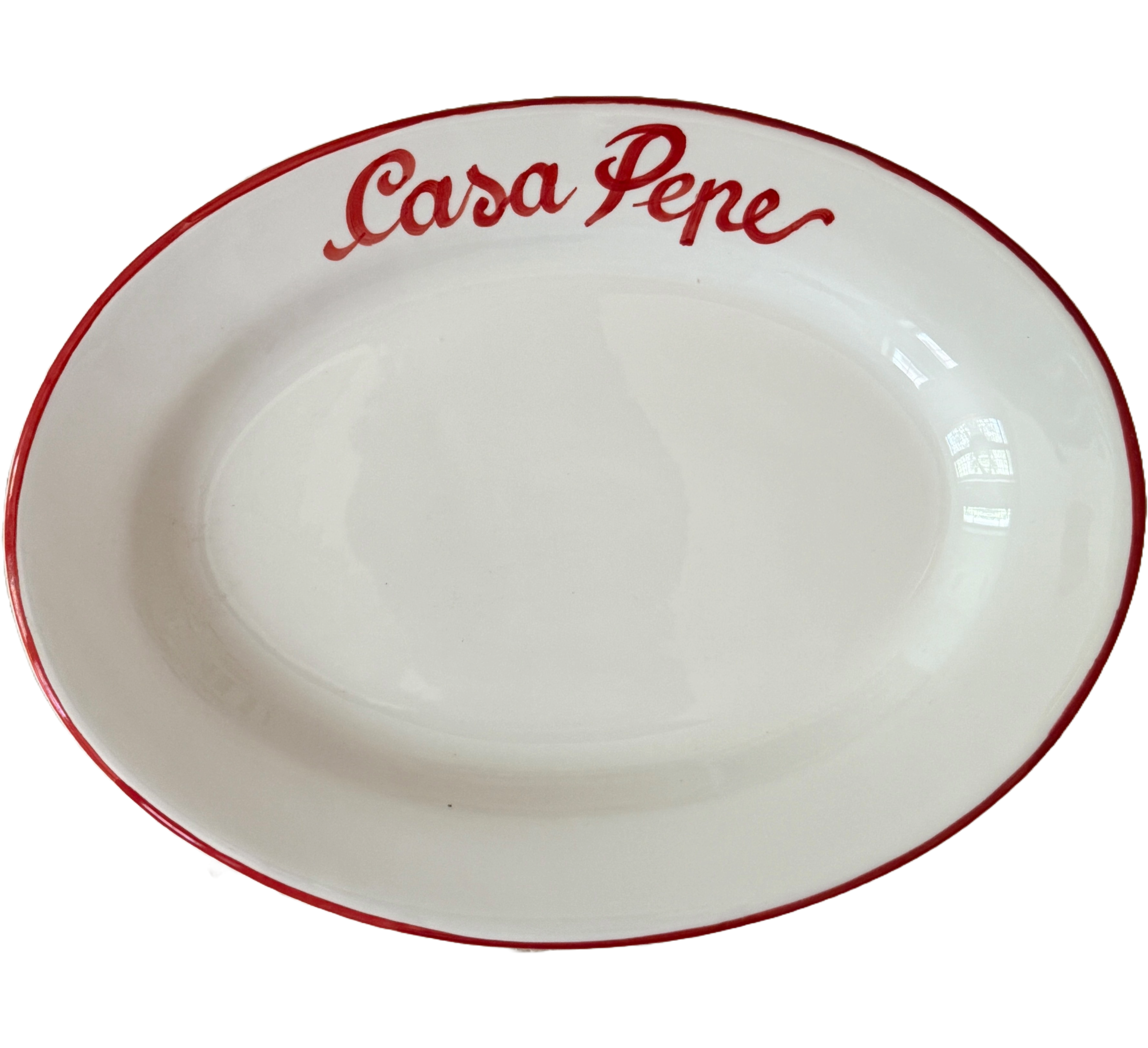 Customizable oval plate 30 cm - The Family