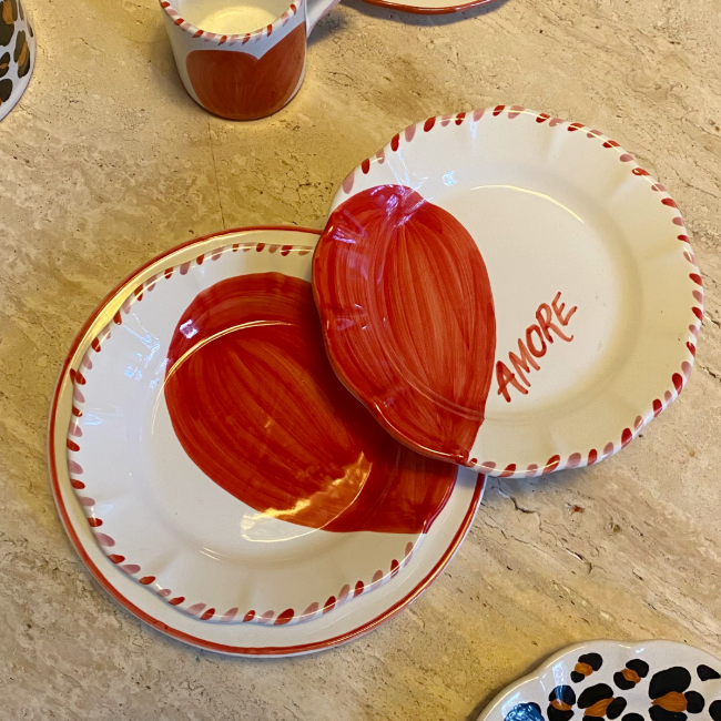 Assiette 20cm Coeur