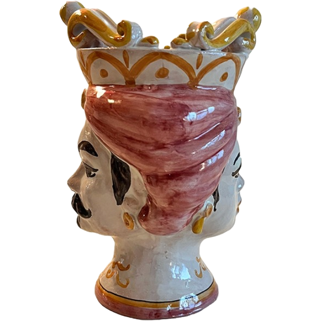 Small vase Woman Man Pink