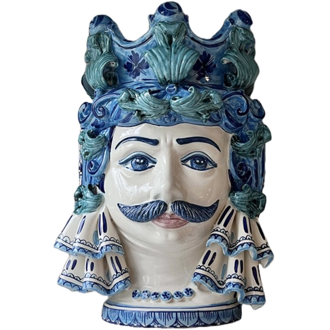 Large Sicilian Corona men's vase