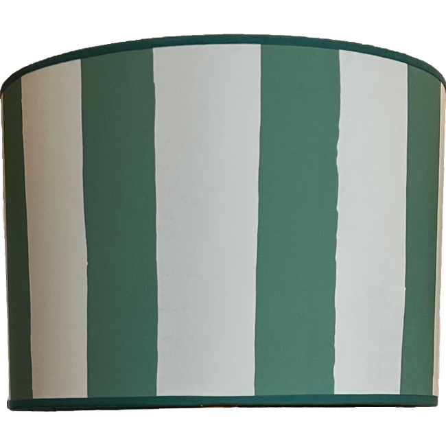 Abat-Jour Rayures Vert