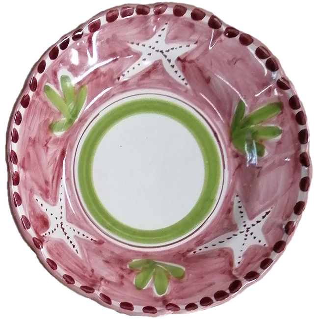 Amalfi Pasta Plate 25 cm Starfish Pink